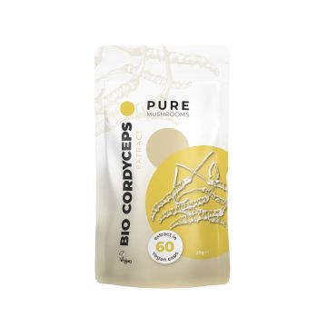 Cordyceps [Ophiocordyceps sinensis] Organic (Pure Mushrooms) 60 capsules